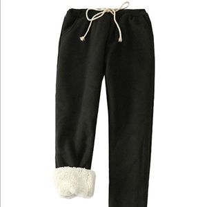 Sherpa Lined Sweatpants